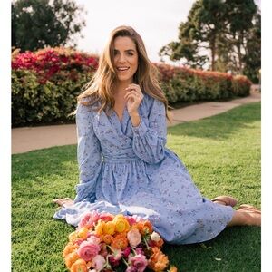 Gal Meets Glam Kelsey Dress in Periwinkle